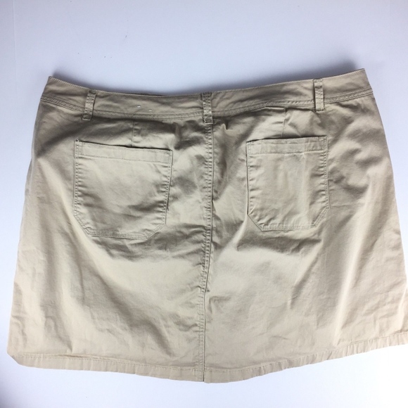 St John's Bay Skort Women's sz 20W Shorts Khaki - Picture 2 of 8